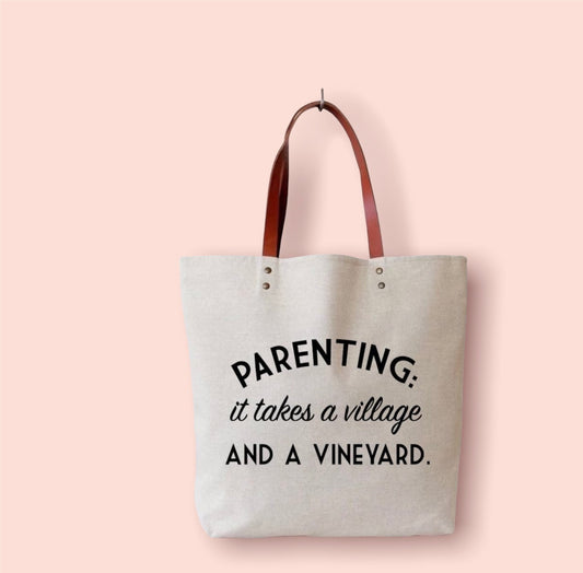 Parenting Canvas Bag
